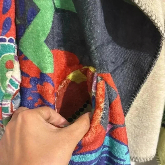 Johnny Was Peace Love Long Sleeve Sherpa Pullover Hoodie - Picture 5 of 6